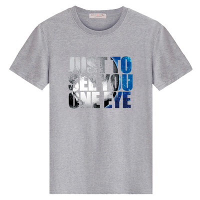 Alkalmi férfi póló rövid ujjal és O-alakú gallérral (különböző modellek)