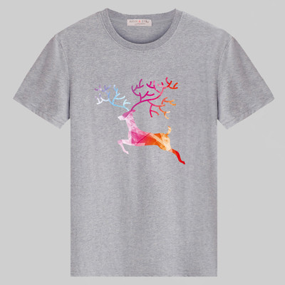 Alkalmi férfi póló rövid ujjal és O-alakú gallérral (különböző modellek)