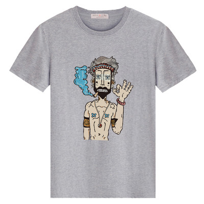 Alkalmi férfi póló rövid ujjal és O-alakú gallérral (különböző modellek)