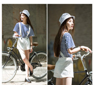 Női alkalmi kombiné két színben