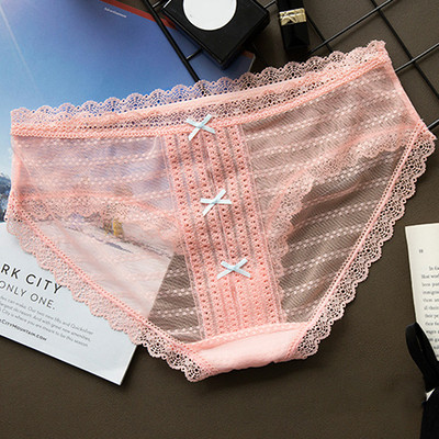 Bikin transparent de damă blând cu mini panglică în mai multe culori