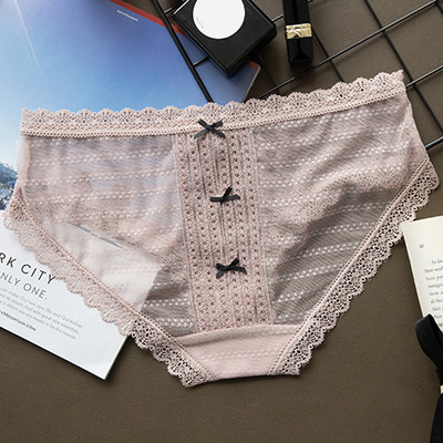 Bikin transparent de damă blând cu mini panglică în mai multe culori