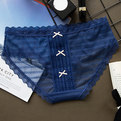 Bikin transparent de damă blând cu mini panglică în mai multe culori