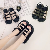 Sandale cu talpa inalta si confortabila, potrivite pentru utilizarea de zi cu zi in trei culori