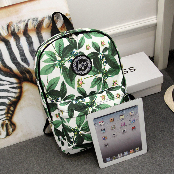 Virágmintás női hátizsák állítható pántokkal