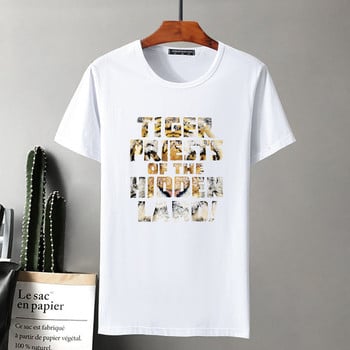 Ευρεία ανδρική μπλούζα T-shirt σε διαφορετικά χρώματα και μεγέθη