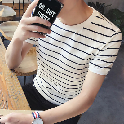 Tricou simplu barbatesc in 2 culori irizate cu guler O