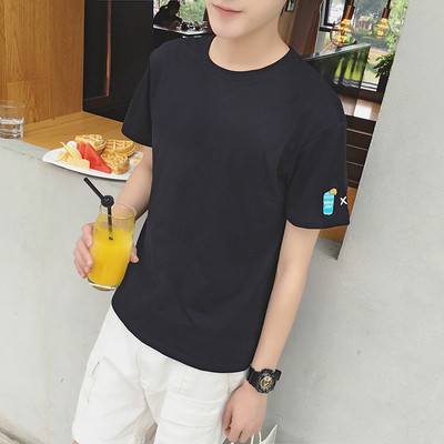 Tricou simplu barbatesc in 2 culori irizate cu guler O