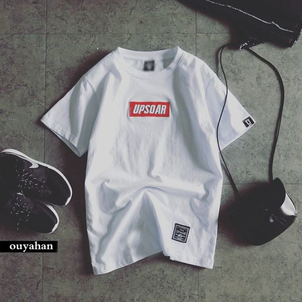 Tricou barbatesc cu maneca scurta - model prelungit