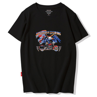 Modern férfi póló színes rátéttel - sok modell