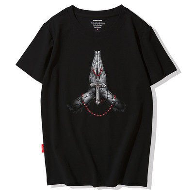 Modern férfi póló színes rátéttel - sok modell