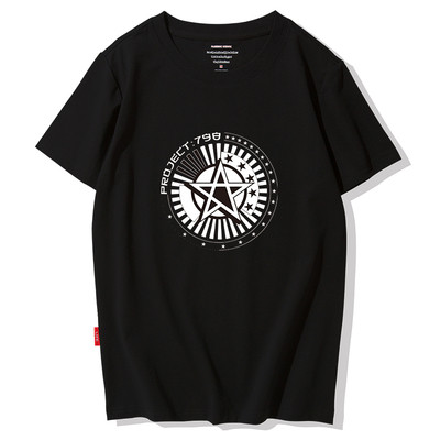 Modern férfi póló színes rátéttel - sok modell