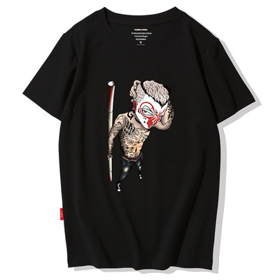 Modern férfi póló színes rátéttel - sok modell