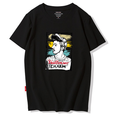 Modern férfi póló színes rátéttel - sok modell