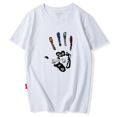 Modern férfi póló színes rátéttel - sok modell