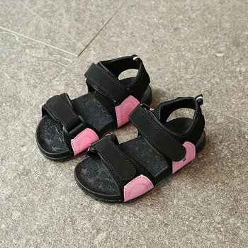 Семпли унисекс детски сандали,подходящи за ежедневие в три цвята