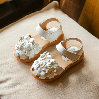 Sandale de dama moderne pentru fete cu flori in mai multe culori