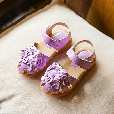 Sandale de dama moderne pentru fete cu flori in mai multe culori