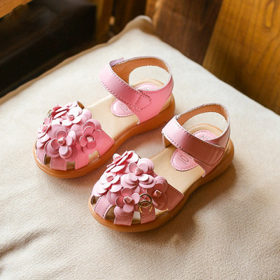 Sandale de dama moderne pentru fete cu flori in mai multe culori