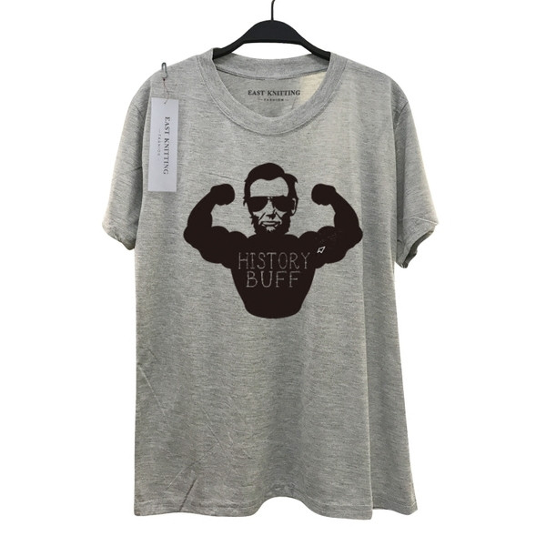 Férfi blúz rövid ujjal és érdekes pezsgővel, szürke színben