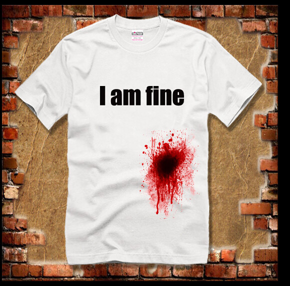 Унисекс тениска с интересен надпис и принт , бял цвят