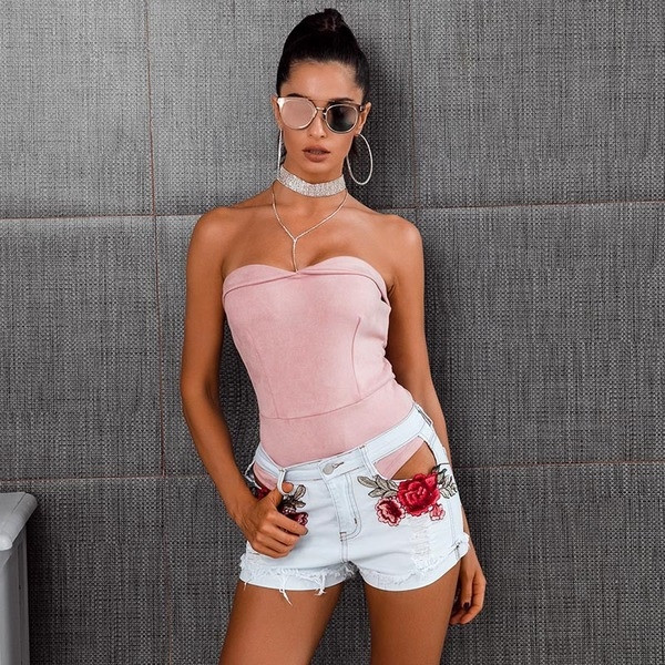 Body de damă modern elegant Bridget în roz