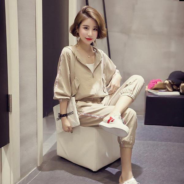 Echipa casual eleganta de femei in doua parti in doua culori