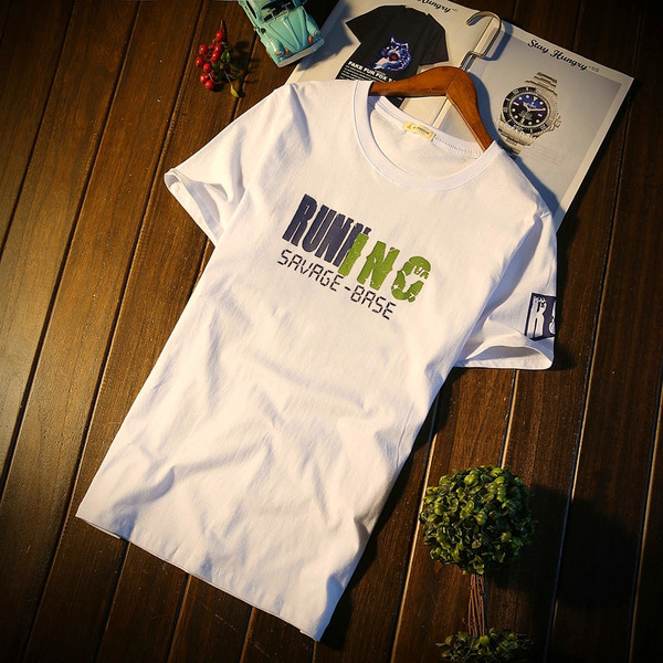 Tricou barbatesc actual cu imprimeu interesant - multe modele diferite + culori