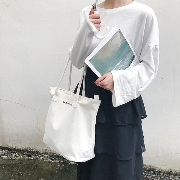 Geanta de dama tip geanta alb-negru, potrivita pentru utilizarea de zi cu zi