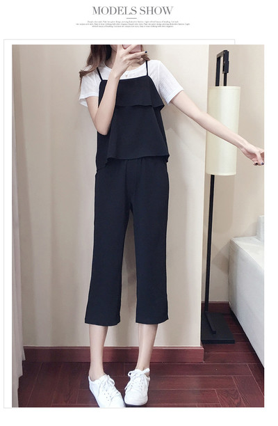 Стилен ежедневен дамски екип от три части в три цвята