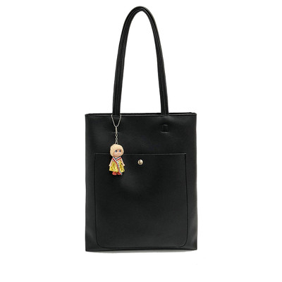 Geanta dama din piele ecologica tip geanta cu accesoriu in mai multe culori