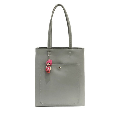 Geanta dama din piele ecologica tip geanta cu accesoriu in mai multe culori