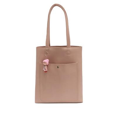 Geanta dama din piele ecologica tip geanta cu accesoriu in mai multe culori