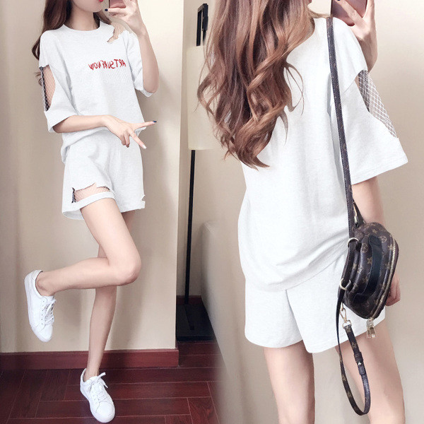 Модерен спортен дамски екип от две части в няколко цвята