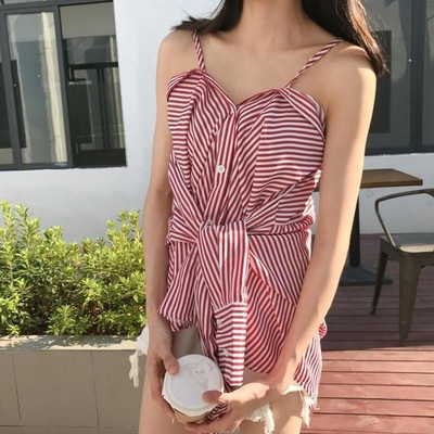 Cămașă modernă de damă cu bretele și mâneci lungi în două culori