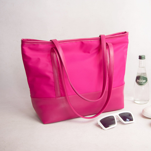 Geanta de dama moderna cu fund din imitatie de piele in mai multe culori