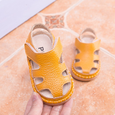 Απαλά παιδικά σανδάλια unisex, κατάλληλα για τη καθημερινή ζωή σε τρία χρώματα