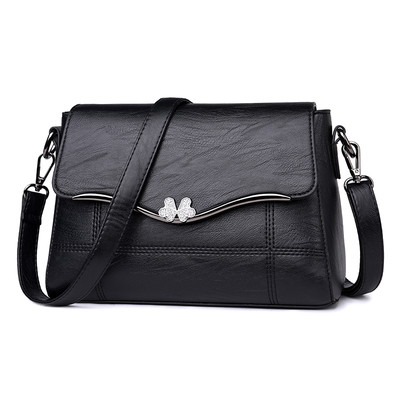 Geantă de mână mică și elegantă, cu curea lungă, în mai multe culori