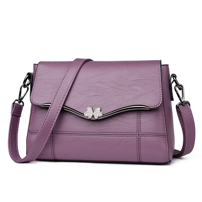 Geantă de mână mică și elegantă, cu curea lungă, în mai multe culori