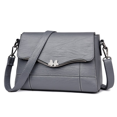 Geantă de mână mică și elegantă, cu curea lungă, în mai multe culori