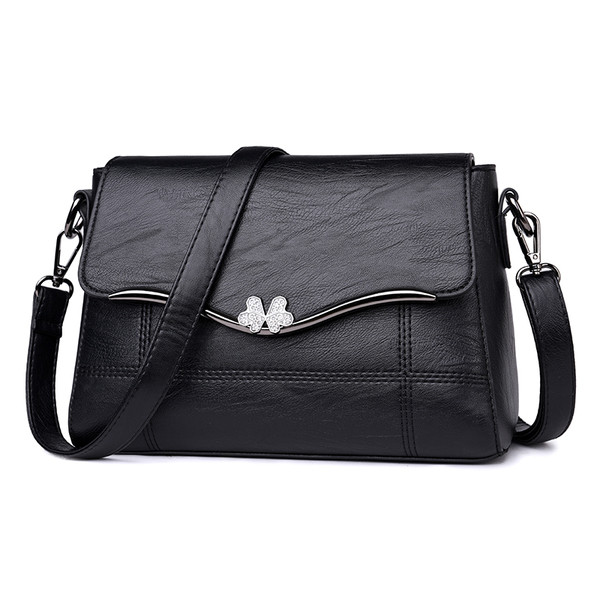 Geantă de mână mică și elegantă, cu curea lungă, în mai multe culori