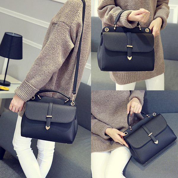 Geanta mica de dama eleganta cu manere scurte si lungi in mai multe culori