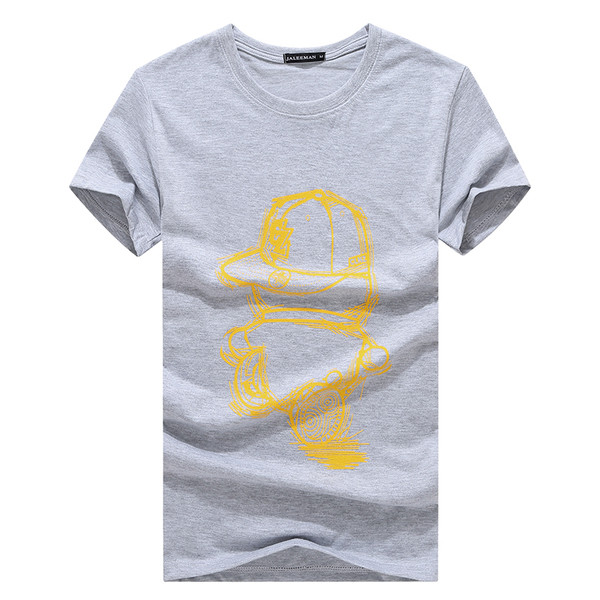 Tricou casual barbatesc cu o ilustratie interesanta