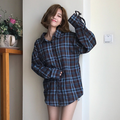 Дамска риза широк модел с панделка на гърба и връзки на ръкавите