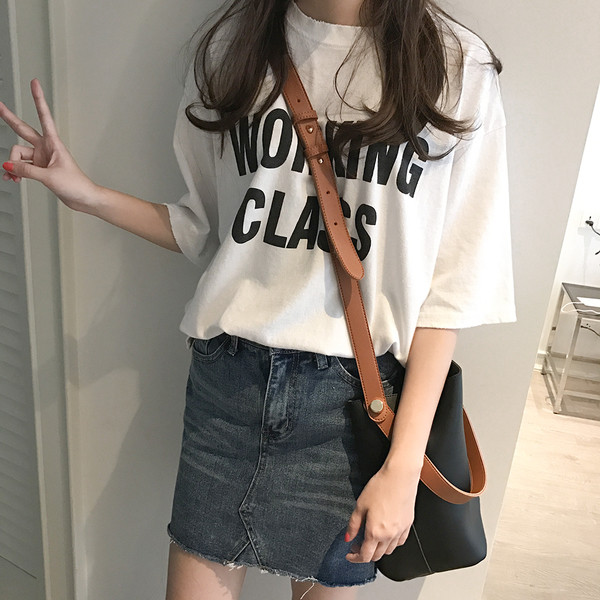 Geanta de dama tip geanta din piele ecologica in doua culori cu curea lunga