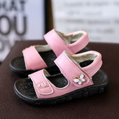 Sport és alkalmi gyerekszandál lányoknak gumitalppal három színben