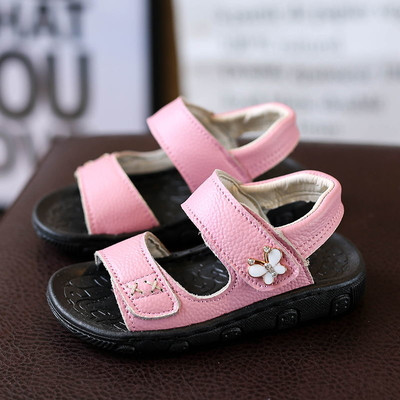 Sport és alkalmi gyerekszandál lányoknak gumitalppal három színben