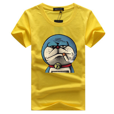 Tricou pentru bărbați pentru uz zilnic cu un imprimeu interesant de desene animate