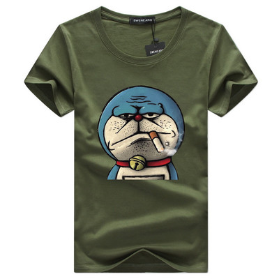 Tricou pentru bărbați pentru uz zilnic cu un imprimeu interesant de desene animate