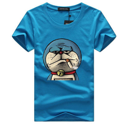 Tricou pentru bărbați pentru uz zilnic cu un imprimeu interesant de desene animate